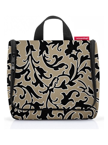 Reisenthel Kulturbeutel in Beige/ Schwarz - (B)23 x (H)20 x (T)10 cm