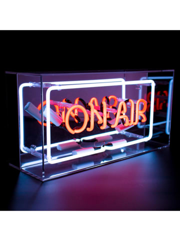 LOCOMOCEAN Led-lichtbox ''On Air'' wit/rood - (B)38 x (H)19 x (D)10,5 cm