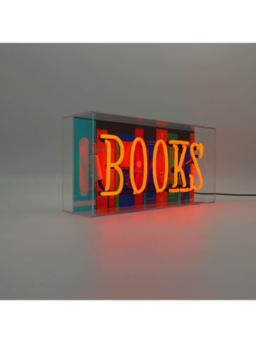 LOCOMOCEAN LED-Leuchtbox ''Books'' in Orange - (B)38 x (H)19 x (T)10,5 cm