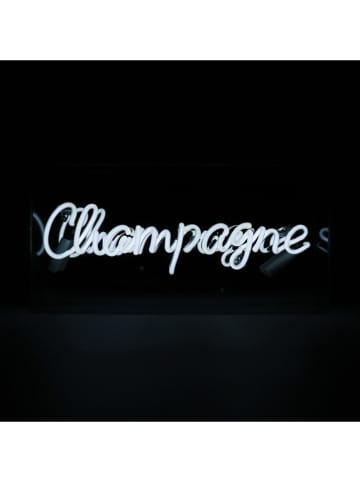 LOCOMOCEAN LED-Leuchtbox ''Champagne'' in Weiß - (B)38 x (H)19 x (T)10,5 cm