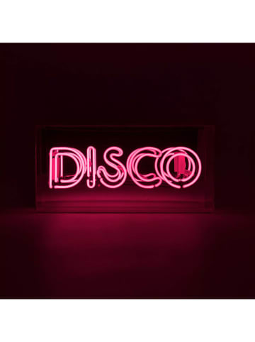 LOCOMOCEAN LED-Leuchtbox ''Disco'' in Pink - (B)38 x (H)19 x (T)10,5 cm