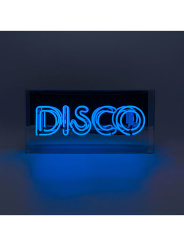 LOCOMOCEAN Lampa LED "Disco" w kolorze niebieskim - 38 x 19 x 10,5 cm