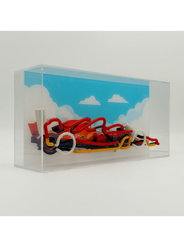 LOCOMOCEAN Neon-Leuchtbox ''Formula'' in Rot/ Weiß/ Gelb - (B)38 x (H)19 x (T)10,5 cm