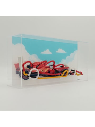 LOCOMOCEAN LED-Leuchtbox ''Formula'' in Rot/ Weiß/ Gelb - (B)38 x (H)19 x (T)10,5 cm