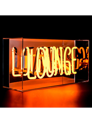 LOCOMOCEAN Lampa LED "Lounge" w kolorze pomarańczowym - 38 x 19 x 10,5 cm
