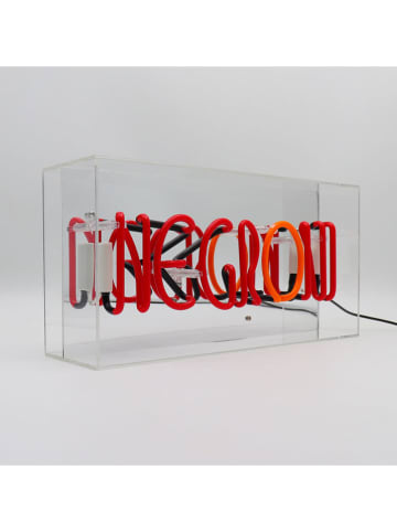 LOCOMOCEAN Led-lichtbox ''Negroni'' rood - (B)38 x (H)19 x (D)10,5 cm