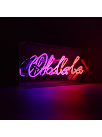 LOCOMOCEAN Led-lichtbox ''Oh La La'' meerkleurig - (B)38 x (H)19 x (D)10,5 cm