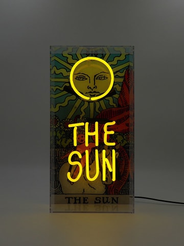 LOCOMOCEAN Lampa LED "The Sun Tarot" w kolorze żółtym - 19 x 38 x 10,5 cm