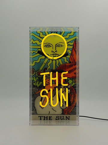 LOCOMOCEAN Lampa LED "The Sun Tarot" w kolorze żółtym - 19 x 38 x 10,5 cm