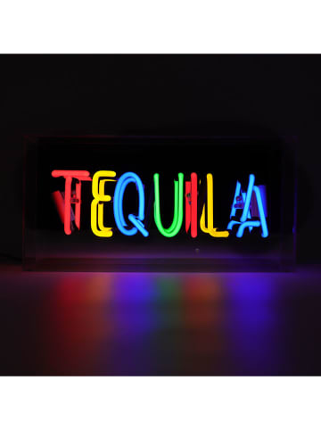 LOCOMOCEAN Neon-Leuchtbox ''Tequila'' in Bunt - (B)38 x (H)19 x (T)10,5 cm