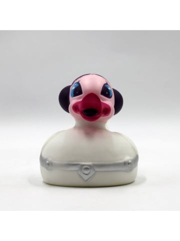 LOCOMOCEAN LED-Badeente ''GITD - Princess Layer"  in Weiß/ Rosa/ Lila - ab 3 Jahren
