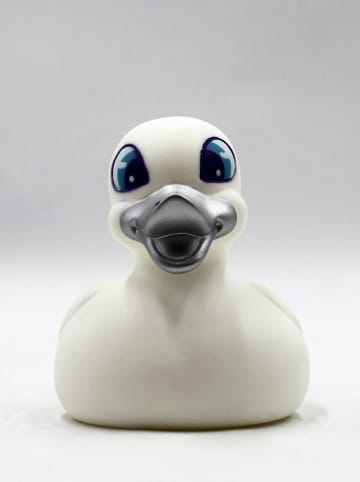 LOCOMOCEAN Kaczuszka kąpielowa LED "GITD - I-Duck" w kolorze białym - 3+