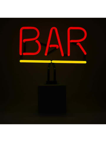 LOCOMOCEAN LED-Dekoleuchte ''Bar'' in Rot/ Gelb - (B)27 x (H)23 x (T)9 cm