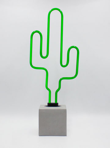 LOCOMOCEAN LED-Dekoleuchte ''Cactus'' in Grün - (B)18 x (H)41 x (T)9 cm