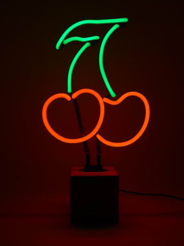 LOCOMOCEAN Dekoracyjna lampa LED "Cherry" w kolorze czerwono-zielonym - 14,2 x 37,1 x 9 cm