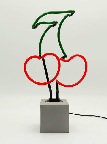 LOCOMOCEAN LED-Dekoleuchte ''Cherry'' in Rot/ Grün - (B)14,2 x (H)37,1 x (T)9 cm