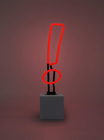 LOCOMOCEAN Dekoracyjna lampa LED "Exclamation" w kolorze czerwonym - 9 x 35 x 9 cm