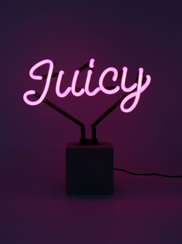 LOCOMOCEAN Neon-Dekoleuchte ''Juicy'' in Pink - (B)26 x (H)26 x (T)9 cm