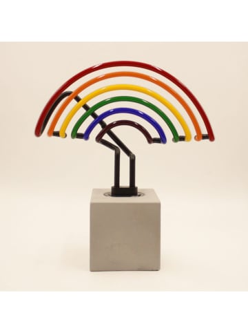 LOCOMOCEAN Dekoracyjna lampa LED "Rainbow" w różnych kolorach - 25,5 x 26 x 9 cm