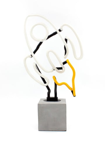 LOCOMOCEAN Neonowa lampa dekoracyjna "Rocket" w różnych kolorach - 20 x 37 x 9 cm