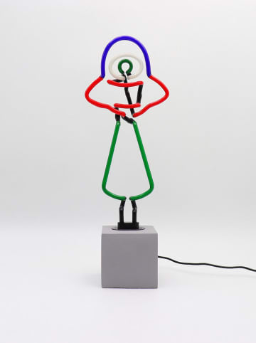 LOCOMOCEAN Neonowa lampa dekoracyjna "UFO" w różnych kolorach - 17 x 38 x 9 cm