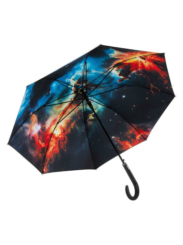 Doppler Stockschirm "RS.Modern.Art" in Schwarz/ Orange/ Blau