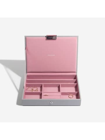 Stackers Schmuckkasten in Grau - (B)25 x (H)18 x (T)4,2 cm