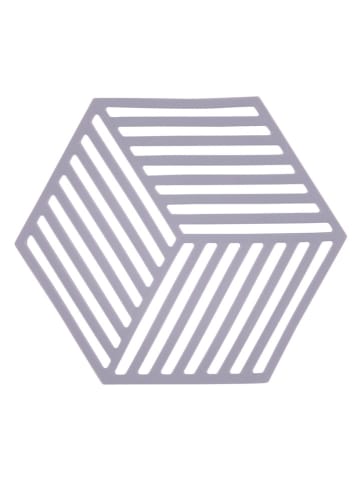 Zone Denmark Untersetzer "Hexagon" in Hellgrau/ Blau - (L)16 x (B)0,90 x (H)14 cm