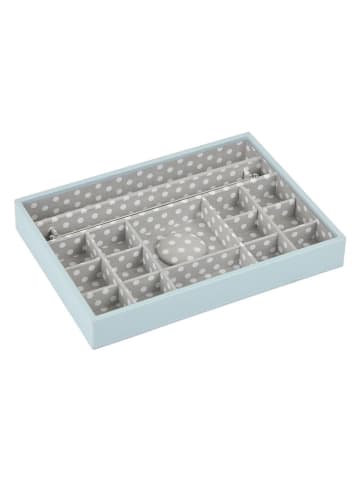 Stackers Pojemnik w kolorze błękitnym na biżuterię - 25 x 18 x 3,7 cm