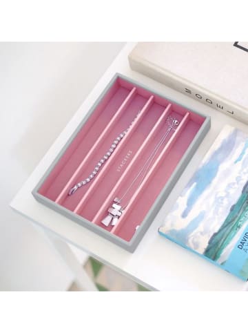 Stackers Sieradenkistje grijs - (B)25 x (H)18 x (D)3,7 cm