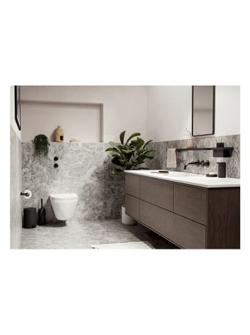 Zone Denmark Toiletrolhouder "Rim" zwart - (L)14,5 x (B)8,5 cm