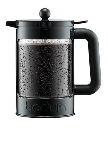 bodum Eiskaffeebereiter "Bean" in Transparent/ Schwarz - 1,5 l