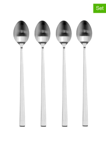 Bitz 4-delige set: roestvrijstalen latte macchiato-lepels