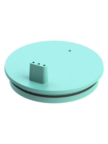 RIG-TIG Bekerdeksel "Moomin ABC" turquoise - Ø 7,5 cm
