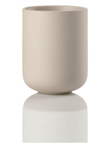 Zone Denmark Tandenborstelbeker "Sensu Sand" beige - (H)9 cm x Ø 6,5 cm