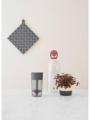 RIG-TIG 2-delige set: pannenlappen "Hold-on" grijs - (L)20,5 x (B)20,5 cm