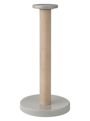 Stelton Keukenrolhouder "Emma" grijs/lichtbruin - (H)28 x Ø 13,5 cm