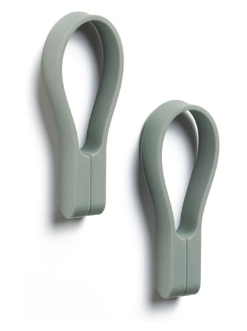 Zone Denmark Uchwyty (2 szt.) w kolorze jasnozielonym na ręczniki