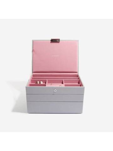 Stackers Schmuckkasten in Grau - (B)25 x (H)18 x (T)3,7 cm