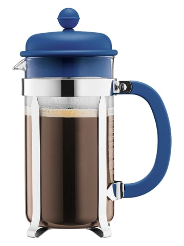 bodum Kaffeebereiter "Caffettiera" in Dunkelblau - 1 l