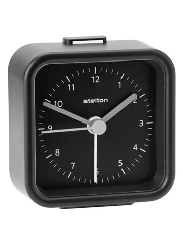 Stelton Wekker "Okiru" zwart - (B)8 x (H)8 x (D)4 cm