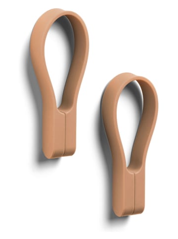 Zone Denmark 2-delige set: handdoekhouders oranje