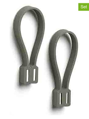 Zone Denmark 2er-Set: Handtuchhalter "Loop" in Oliv - (L)8 x (B)5,5 cm