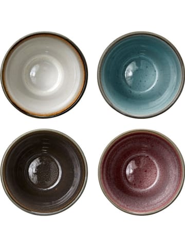 Bitz Kubki (4 szt.) w kolorze szarym ze wzorem - 270 ml