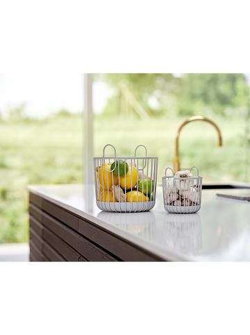 Zone Denmark Aufbewahrungskorb "Inu" in Grau - (H)13,5 x Ø 10,5 cm