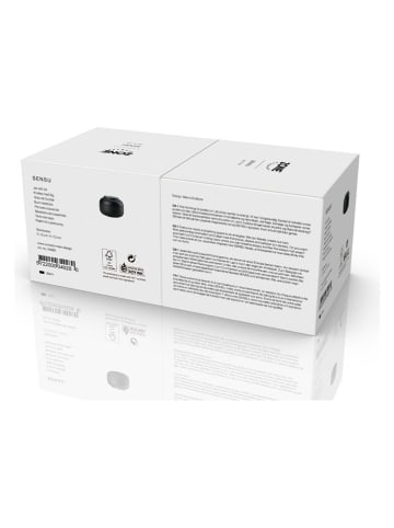 Zone Denmark Opbergpot "Sensu" zwart - (H)7,5 cm x Ø 10 cm