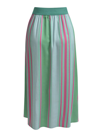 Milano Italy Spódnica w kolorze zielono-różowym
