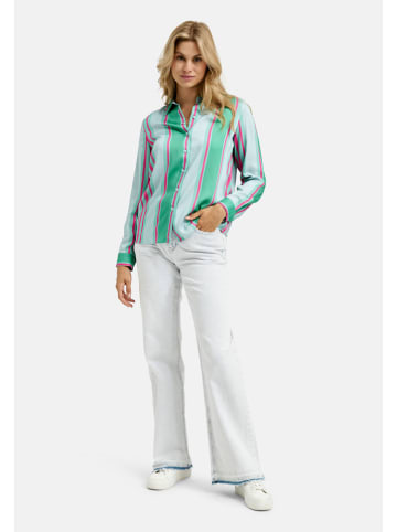 Milano Italy Hemd in Grün/ Hellblau