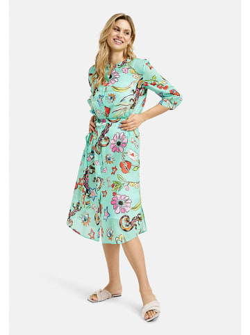 Milano Italy Sukienka w kolorze zielonym ze wzorem