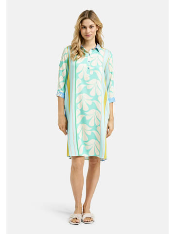 Milano Italy Jurk turquoise/crème